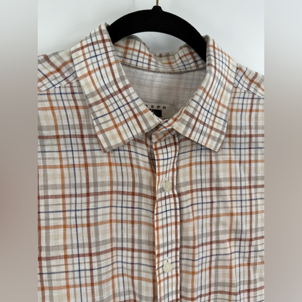 EUC Joseph Abboud Plaid Button Down Shirt - Picture 4 of 7